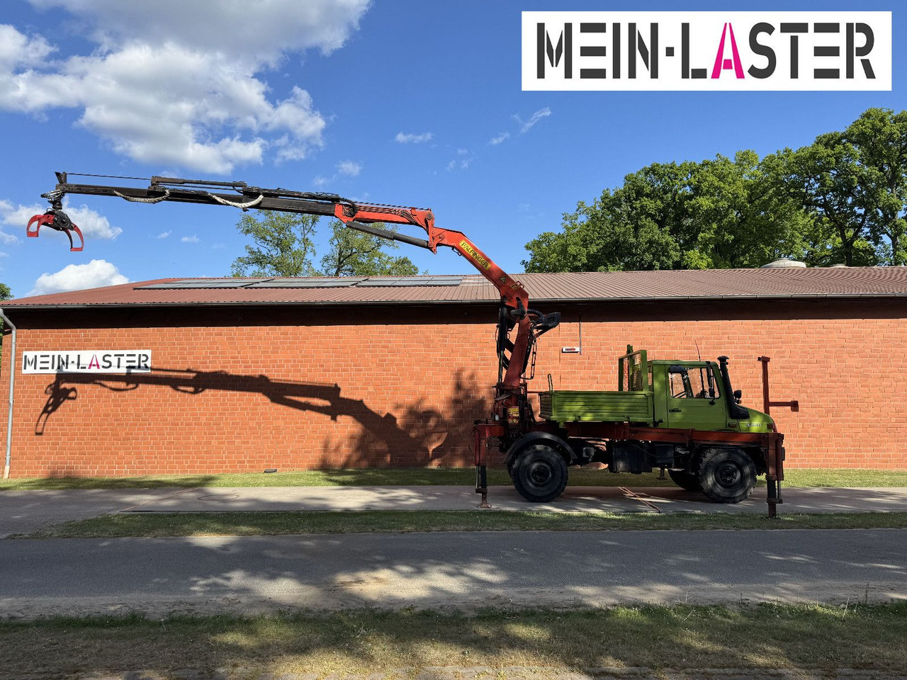 Unimog U 1650 PK 10500 Kran 15 m max. 3,9 t Seilwinde lízing Unimog U 1650 PK 10500 Kran 15 m max. 3,9 t Seilwinde: 14 kép.