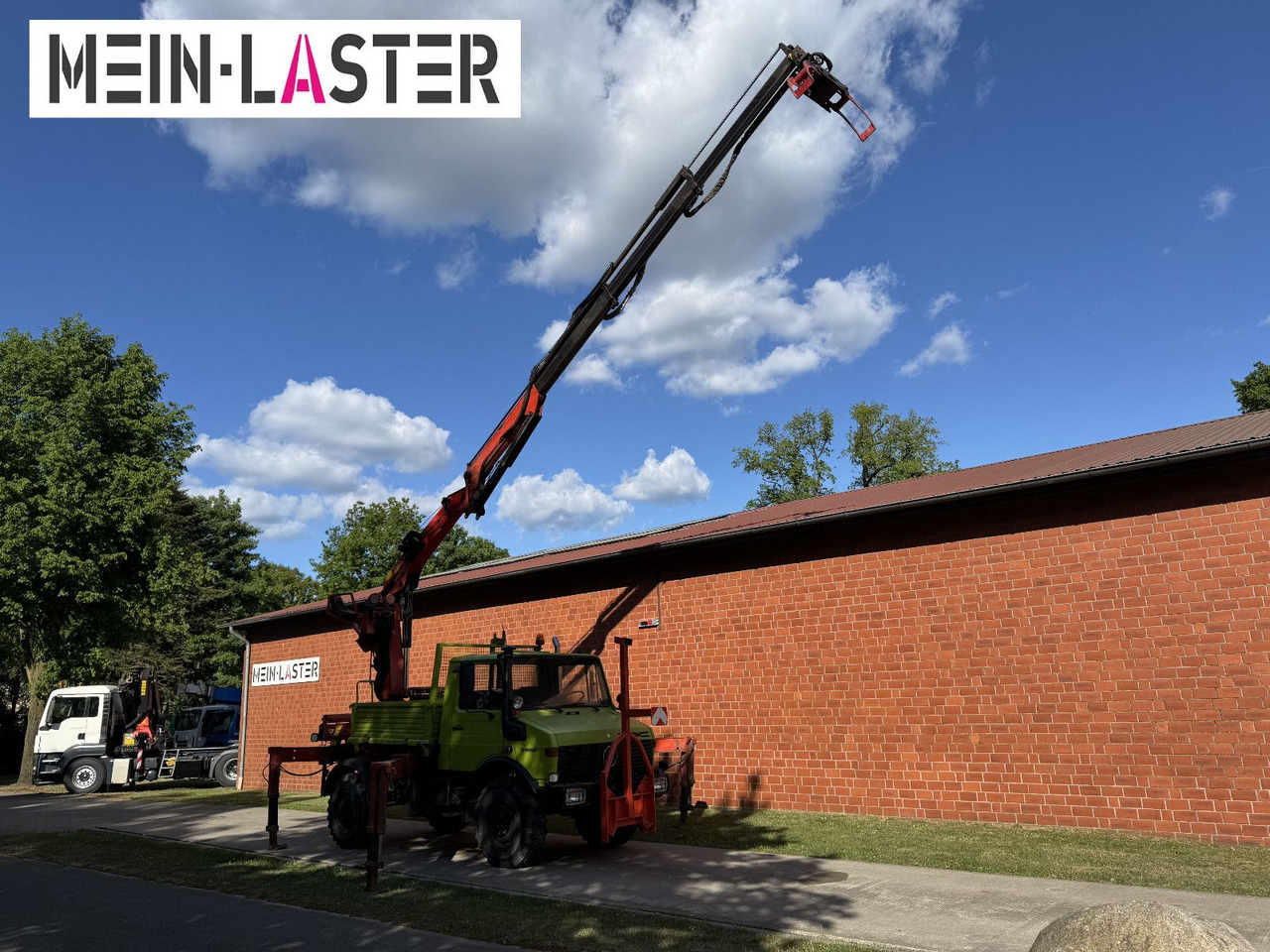 Unimog U 1650 PK 10500 Kran 15 m max. 3,9 t Seilwinde lízing Unimog U 1650 PK 10500 Kran 15 m max. 3,9 t Seilwinde: 19 kép.