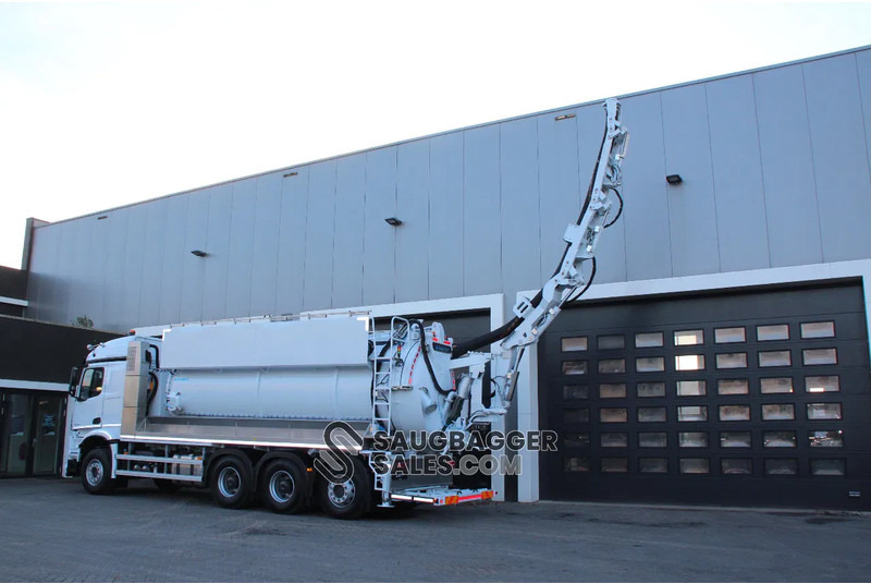Szippantós autó Mercedes-Benz Arocs Amphitec Vortex 11000 Saugbagger: 6 kép.