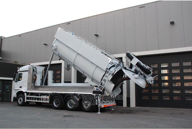 Szippantós autó Mercedes-Benz Arocs Amphitec Vortex 11000 Saugbagger: 10 kép.