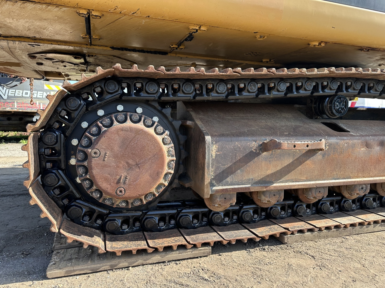 Lánctalpas kotró CATERPILLAR 336 D LN +New chains+Sprocket German machine!: 20 kép.
