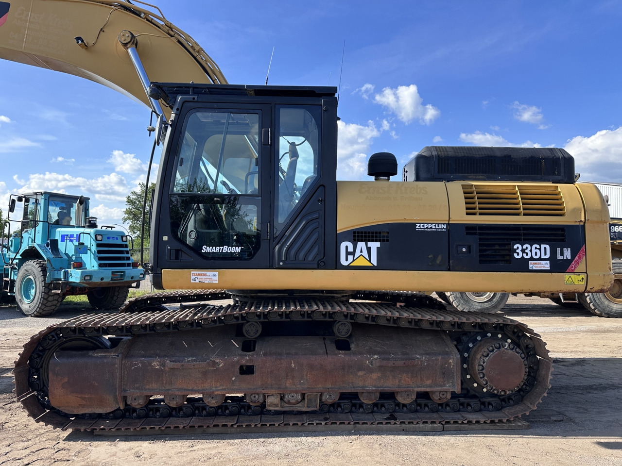 Lánctalpas kotró CATERPILLAR 336 D LN +New chains+Sprocket German machine!: 7 kép.