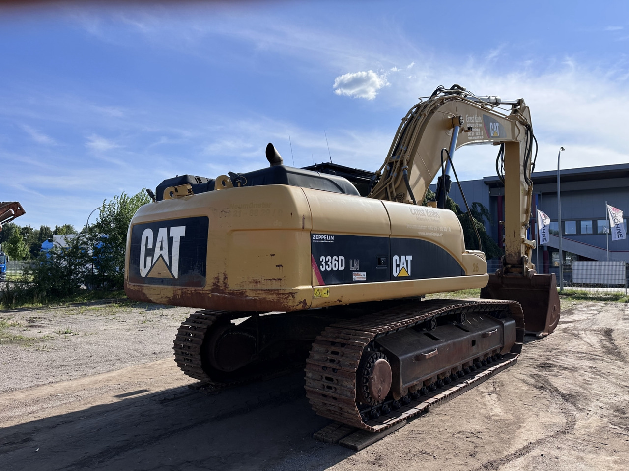 Lánctalpas kotró CATERPILLAR 336 D LN +New chains+Sprocket German machine!: 6 kép.