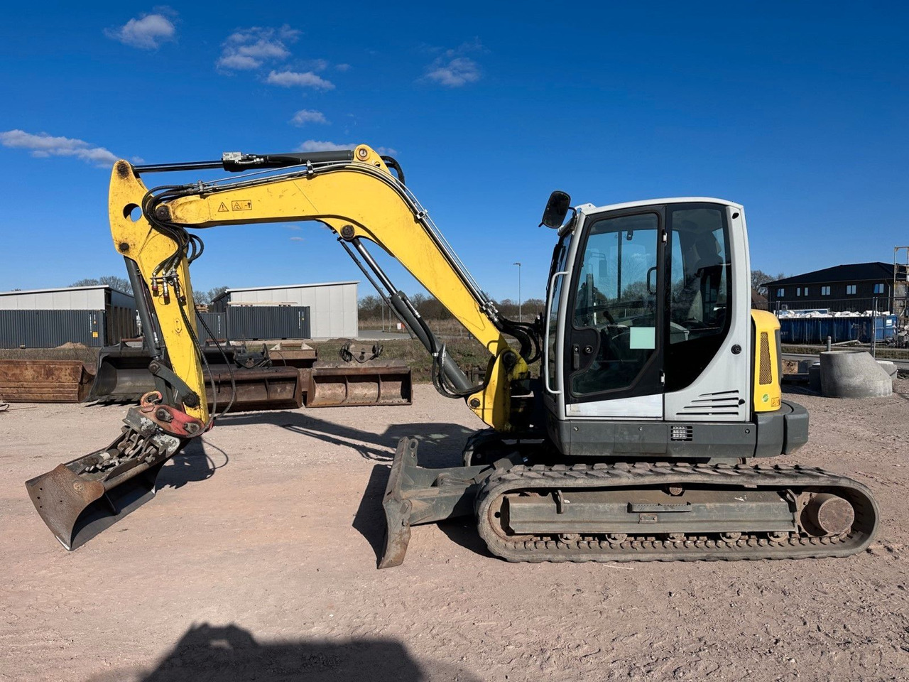 WACKER EZ 80 Top Zustand GLV -Tieflöffel German machine - Minikotró: 1 kép. WACKER EZ 80 Top Zustand GLV -Tieflöffel German machine - Minikotró: 1 kép.