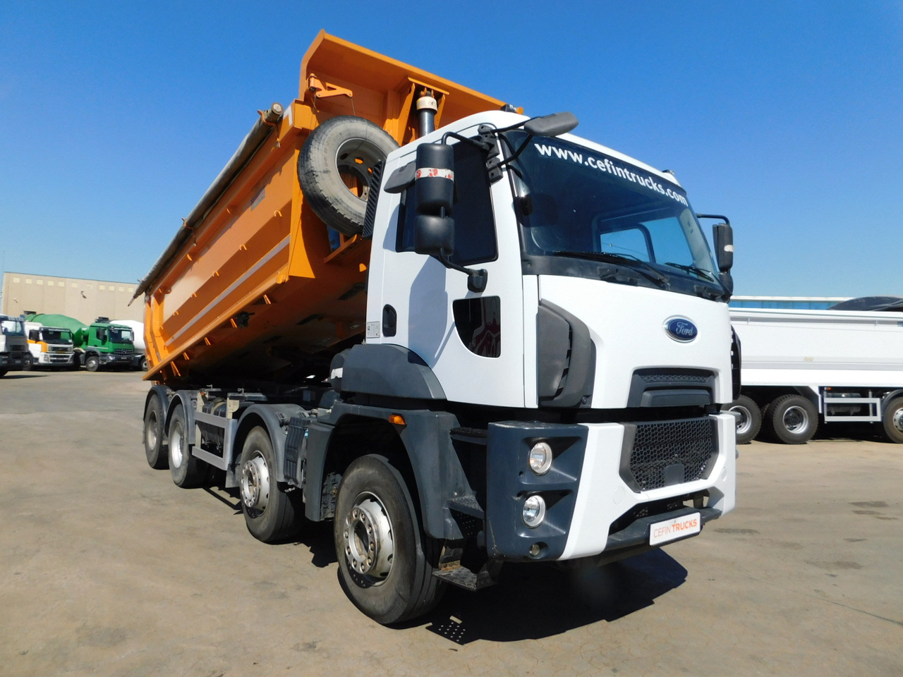 Ford 4142d 8x4 dcab e6 16s2230 - Billenőplatós teherautó: 2 kép. Ford 4142d 8x4 dcab e6 16s2230 - Billenőplatós teherautó: 2 kép.