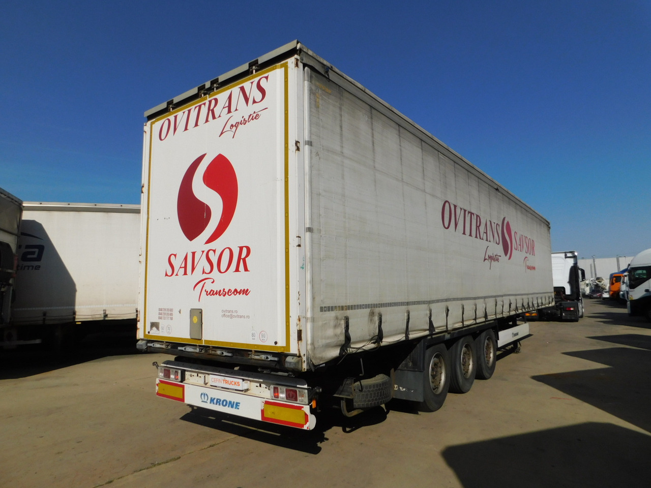 Krone Sd da06clnf - Ponyvás félpótkocsi: 3 kép. Krone Sd da06clnf - Ponyvás félpótkocsi: 3 kép.