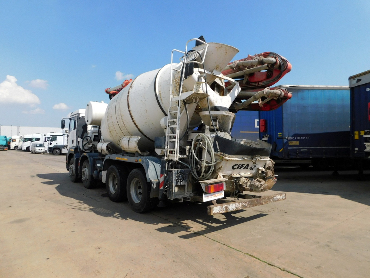 Man Tga 35410 - Betonmixer: 4 kép. Man Tga 35410 - Betonmixer: 4 kép.