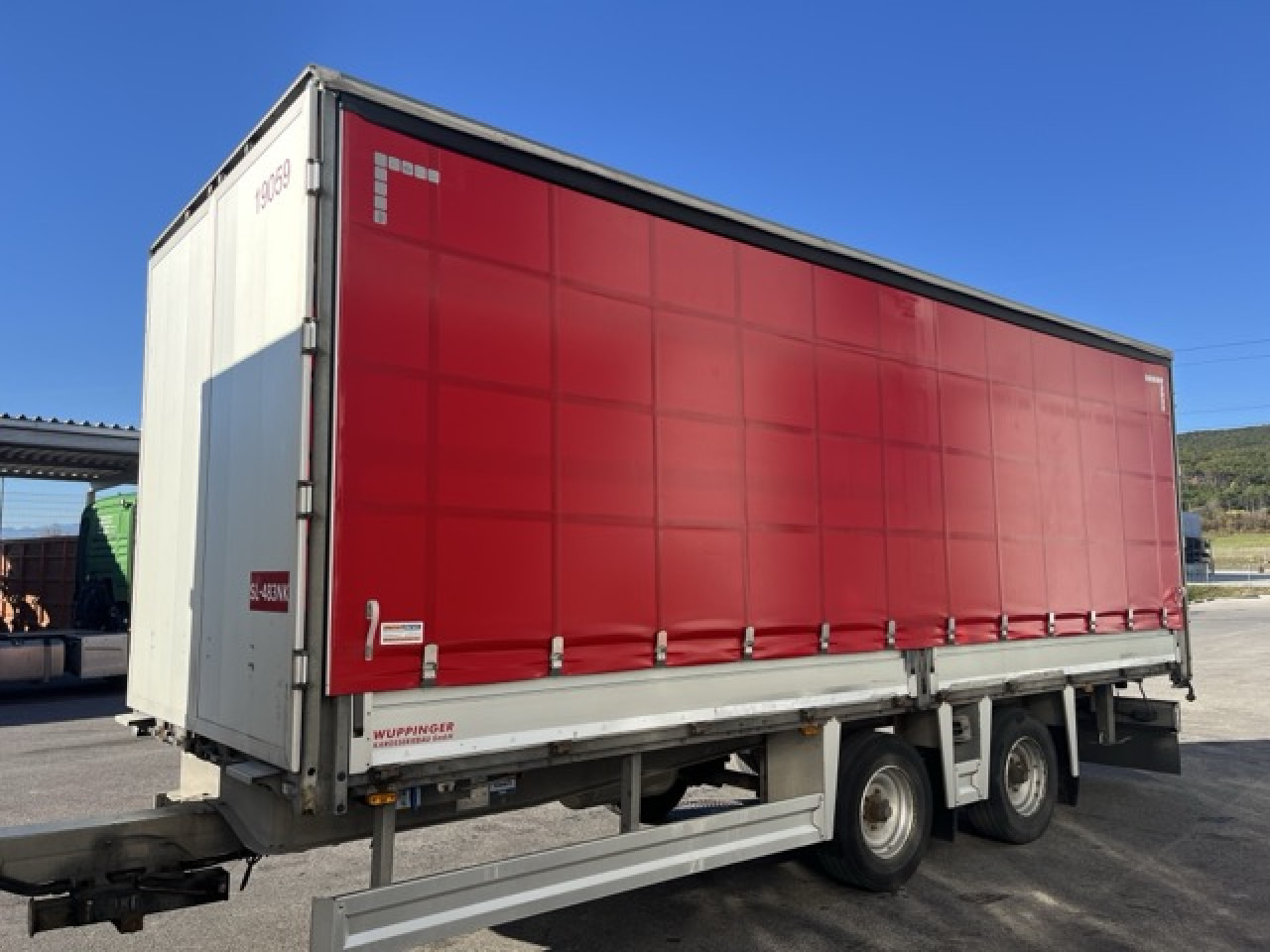 Ponyvás teherautó MAN TGM 18.320 4x2 BL Durchladbar - mit Tandemhänger: 10 kép. Ponyvás teherautó MAN TGM 18.320 4x2 BL Durchladbar - mit Tandemhänger: 10 kép.