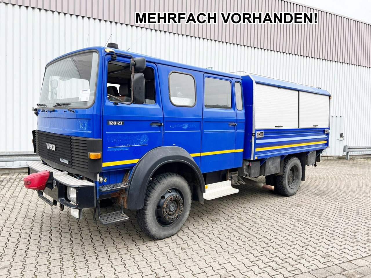 120-23 AW 4x4 Doka 120-23 AW 4x4 Doka, V8-Motor, Gerätewagen, Seilwinde - Tűzoltóautó: 1 kép. 120-23 AW 4x4 Doka 120-23 AW 4x4 Doka, V8-Motor, Gerätewagen, Seilwinde - Tűzoltóautó: 1 kép.