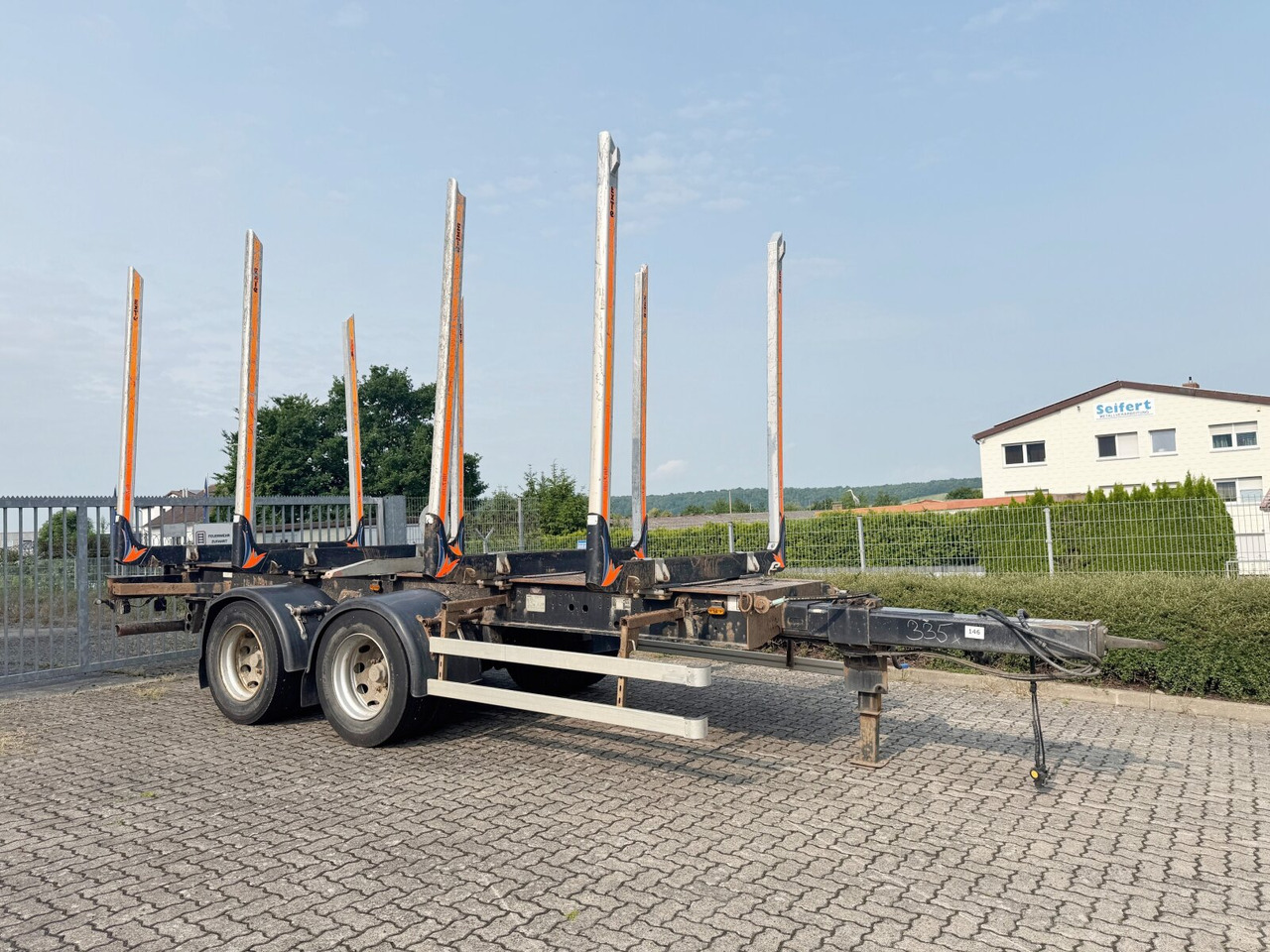 2ST24LZ63 Holzanhänger 2ST24LZ63 Holzanhänger - Rönkszállító pótkocsi: 1 kép. 2ST24LZ63 Holzanhänger 2ST24LZ63 Holzanhänger - Rönkszállító pótkocsi: 1 kép.