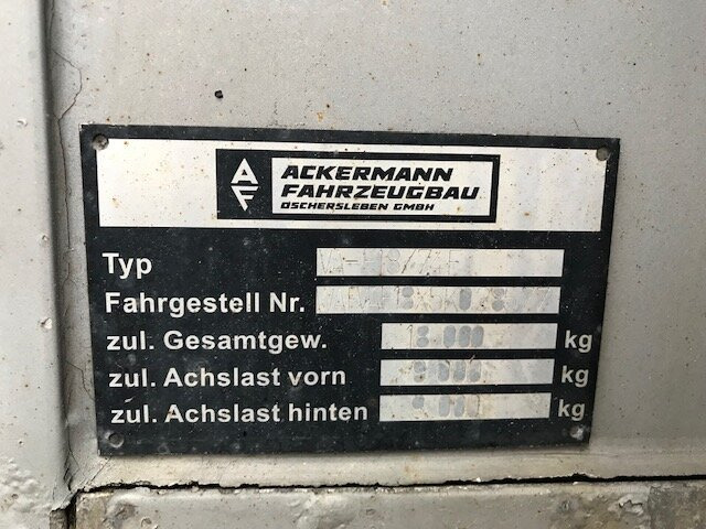 Ackermann VA-F 18/7.4E VA-F 18/7.4E Kühlanhänger, Thermo-King, LBW - Pótkocsi hűtős: 5 kép. Ackermann VA-F 18/7.4E VA-F 18/7.4E Kühlanhänger, Thermo-King, LBW - Pótkocsi hűtős: 5 kép.
