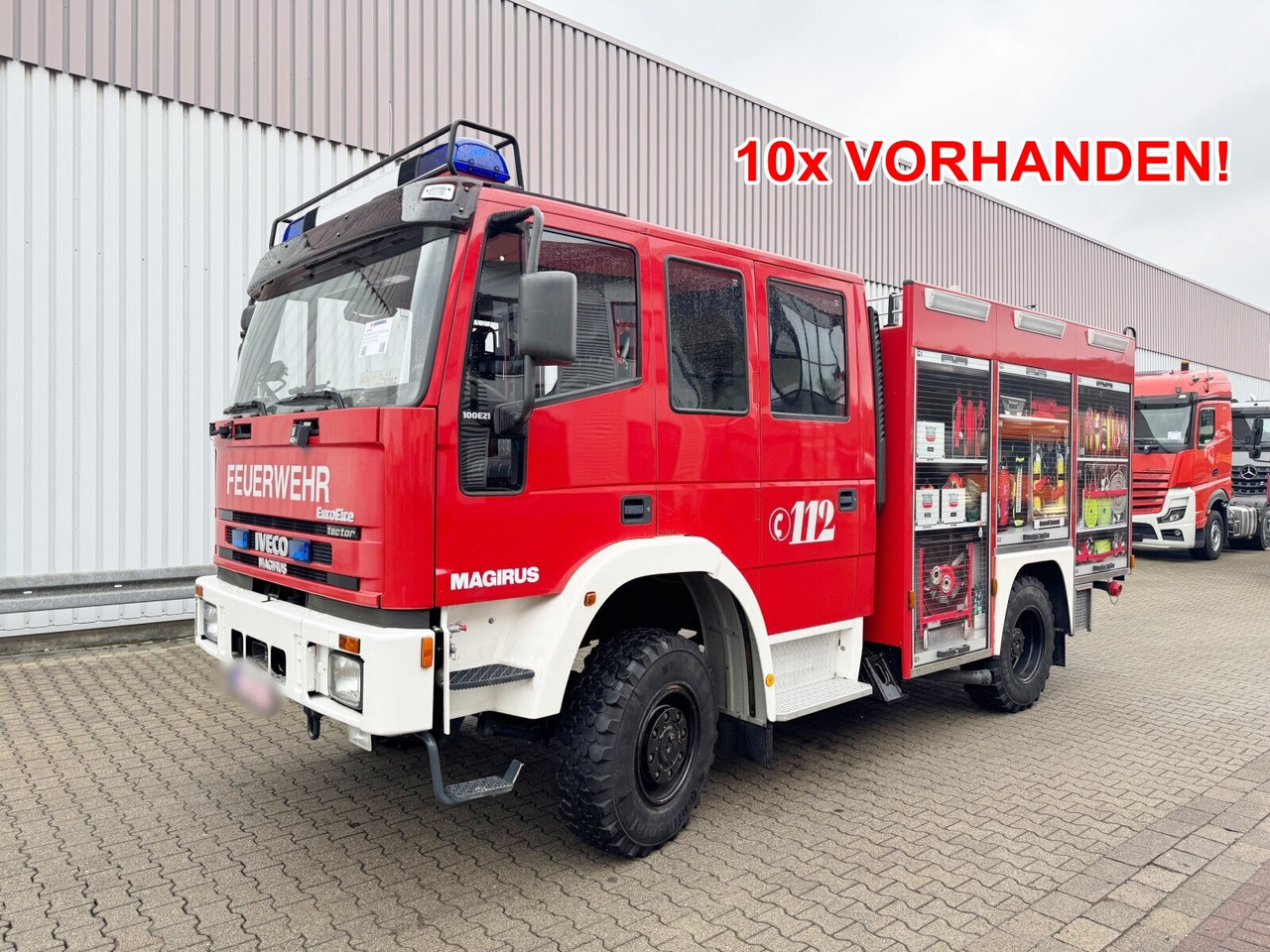 FF 100 EW 4x4 Doka EuroFire FF 100 E 21 WR tector 4x4 Doka, LF 8/6 - Tűzoltóautó: 1 kép. FF 100 EW 4x4 Doka EuroFire FF 100 E 21 WR tector 4x4 Doka, LF 8/6 - Tűzoltóautó: 1 kép.