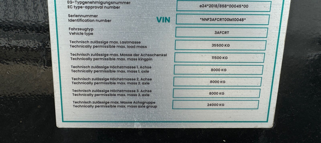 Euro ATM 27 Euro ATM 27, HARDOX Stahlmulde ca. 27m³, Liftachse - Félpótkocsi: 4 kép. Euro ATM 27 Euro ATM 27, HARDOX Stahlmulde ca. 27m³, Liftachse - Félpótkocsi: 4 kép.