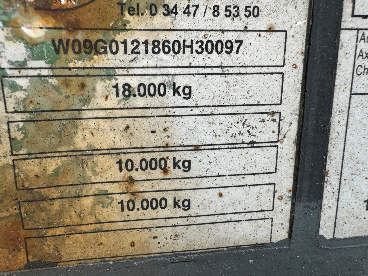 HKM A 18 ZB 3,4 A 18 ZB 3,4 Absetzanhänger - Pótkocsi cserefelépítményes: 2 kép. HKM A 18 ZB 3,4 A 18 ZB 3,4 Absetzanhänger - Pótkocsi cserefelépítményes: 2 kép.