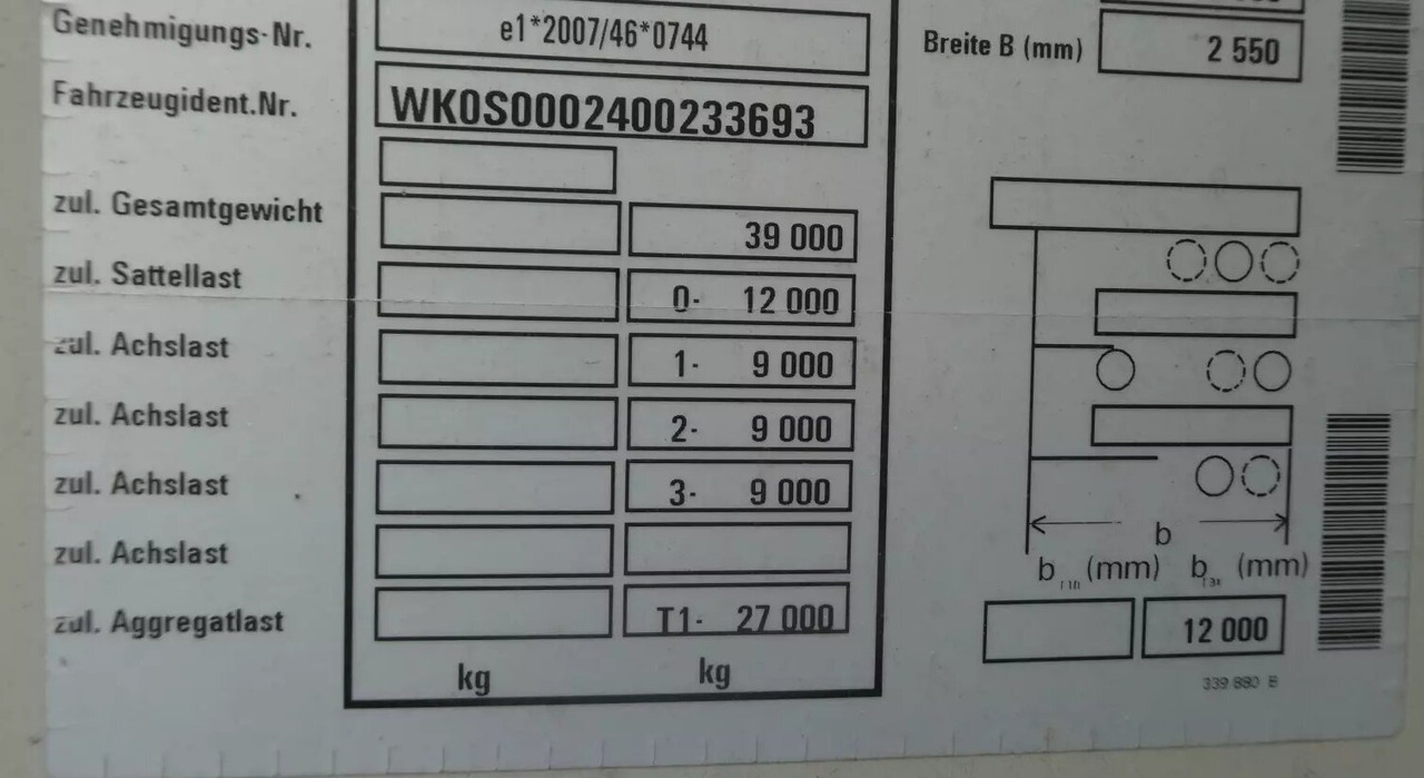 Kögel SN 24-1 SN 24-1, Liftachse, Edscha - Platós félpótkocsi: 3 kép. Kögel SN 24-1 SN 24-1, Liftachse, Edscha - Platós félpótkocsi: 3 kép.