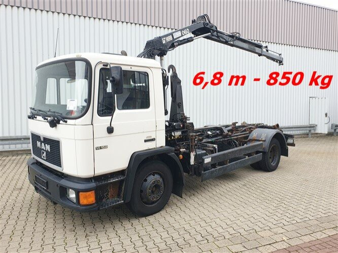 MAN 14.152 F 4x2 BB 14.152 F 4x2 BB mit Kran Hiab 060-2 - Horgos rakodó teherautó, Darus autó: 1 kép. MAN 14.152 F 4x2 BB 14.152 F 4x2 BB mit Kran Hiab 060-2 - Horgos rakodó teherautó, Darus autó: 1 kép.