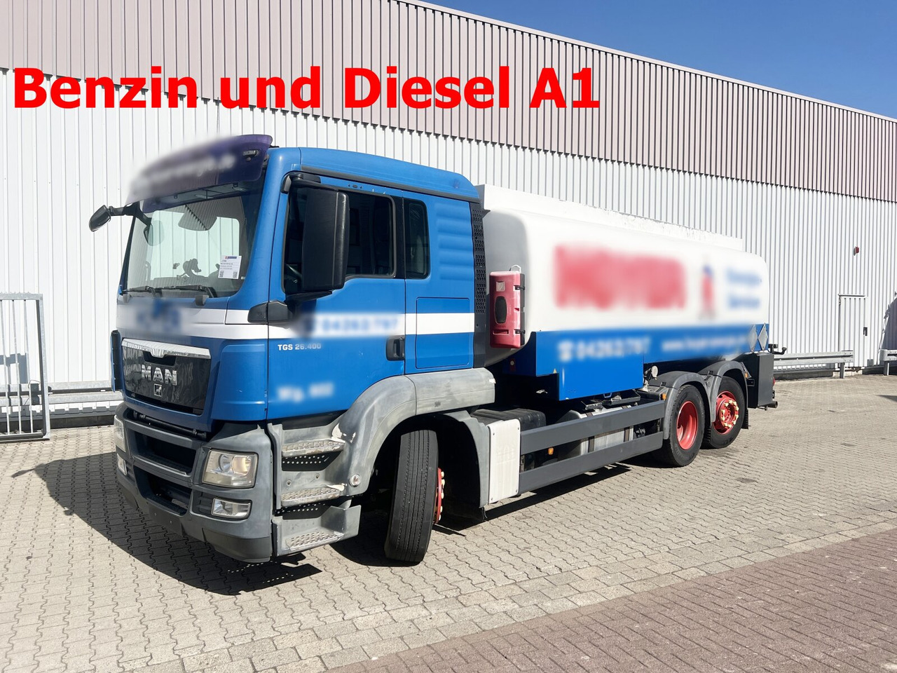 MAN TGA 26.400 6x2-4 BL TGA 26.400 6x2-4 BL, A1, Lenk-/Liftachse, ADR, Kässbohrer Tank ca. 20.820l, 3 Kammern - Tartályos teherautó: 1 kép. MAN TGA 26.400 6x2-4 BL TGA 26.400 6x2-4 BL, A1, Lenk-/Liftachse, ADR, Kässbohrer Tank ca. 20.820l, 3 Kammern - Tartályos teherautó: 1 kép.