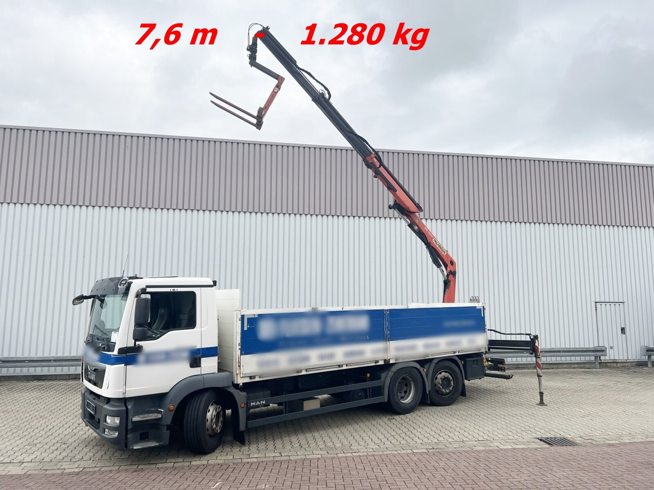 MAN TGM 26.340 6X2-4 LL TGM 26.340 6X2-4 LL, Lenk-/Liftachse, Heckkran Palfinger PK 11001, faltbar - Darus autó, Platós teherautó: 1 kép. MAN TGM 26.340 6X2-4 LL TGM 26.340 6X2-4 LL, Lenk-/Liftachse, Heckkran Palfinger PK 11001, faltbar - Darus autó, Platós teherautó: 1 kép.