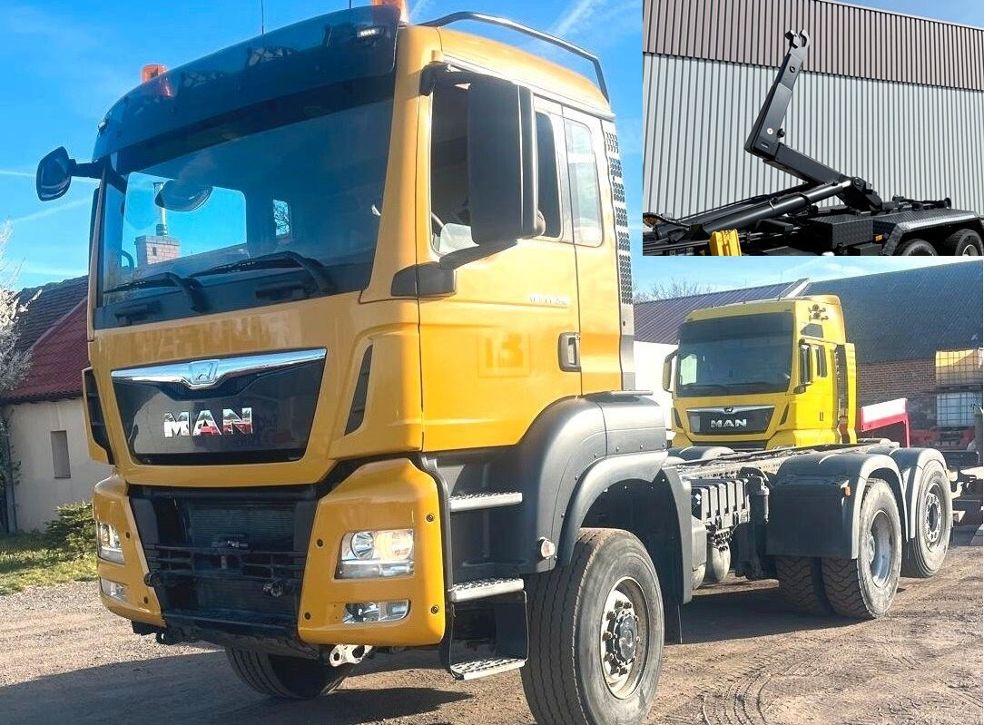 MAN TGS 26.510 6x4-4 BL TGS 26.510 6x4-4 BL, PriTrader, Lenk-/Liftachse - Horgos rakodó teherautó: 1 kép. MAN TGS 26.510 6x4-4 BL TGS 26.510 6x4-4 BL, PriTrader, Lenk-/Liftachse - Horgos rakodó teherautó: 1 kép.