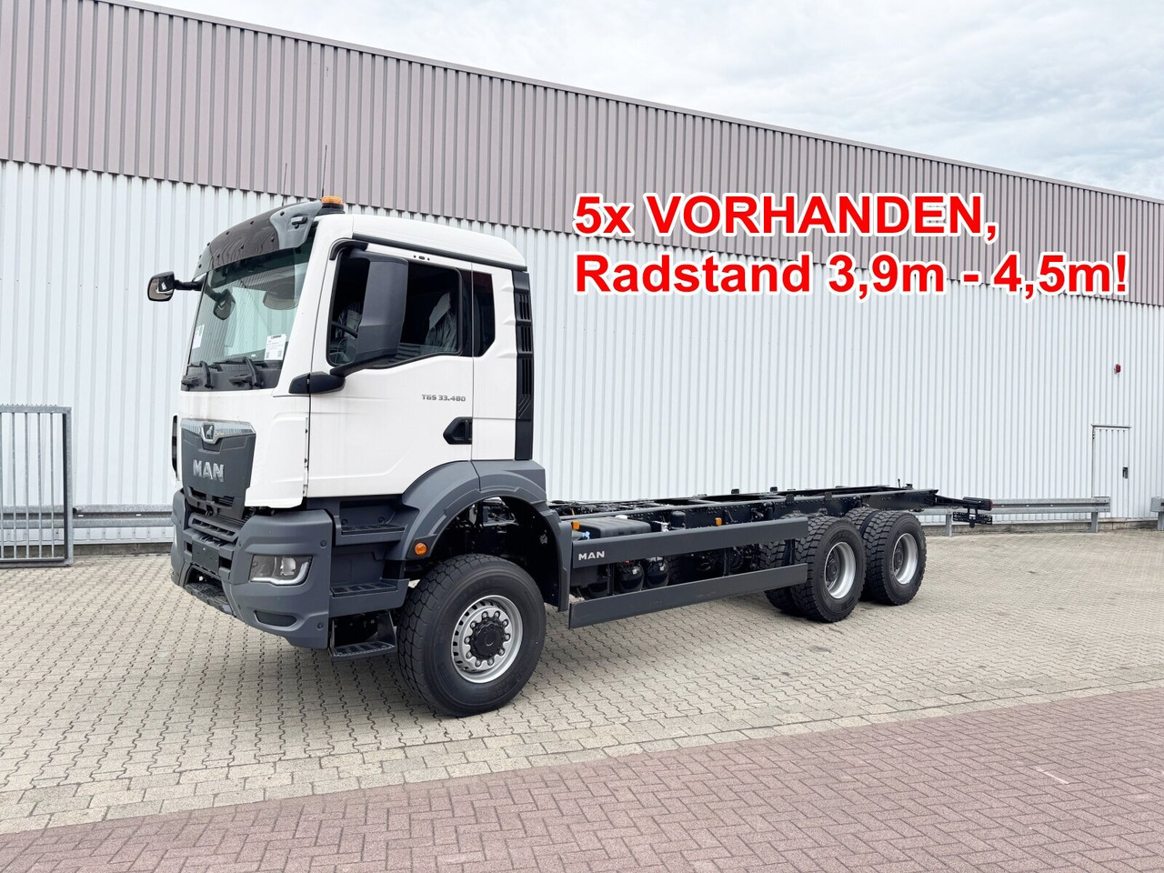 MAN TGS 33.480 6x6 BB CH TGS 33.480 6x6 BB CH, Hohe Bauart, Nebenantrieb - Alvaz teherautó: 1 kép. MAN TGS 33.480 6x6 BB CH TGS 33.480 6x6 BB CH, Hohe Bauart, Nebenantrieb - Alvaz teherautó: 1 kép.