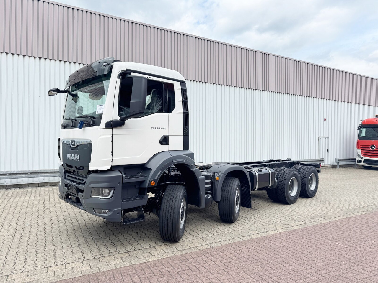 Új Horgos rakodó teherautó MAN TGS 35.480 8x8 BB CH TGS 35.480 8x8 BB CH, Hohe Bauart, Nebenantrieb: 8 kép.