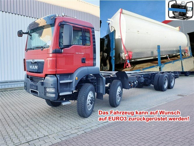 MAN TGS 41.480 8X6 BB TGS 41.480 8X6 BB, ca. 25.000l mit Separatpumpe - Tartályos teherautó: 1 kép. MAN TGS 41.480 8X6 BB TGS 41.480 8X6 BB, ca. 25.000l mit Separatpumpe - Tartályos teherautó: 1 kép.