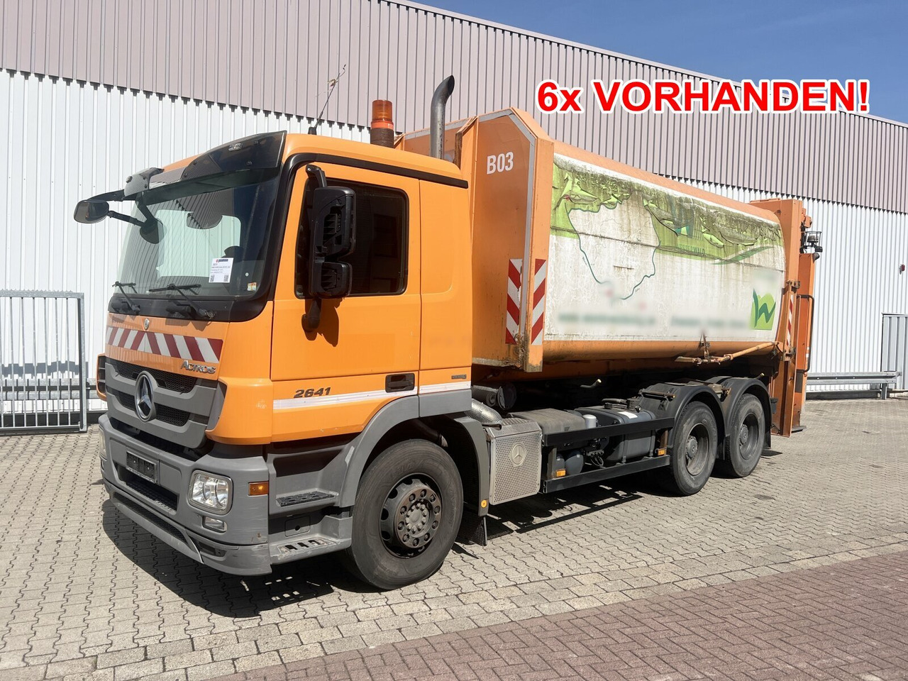 Mercedes-Benz Actros 2641/48 L 6x4 Actros 2641/48 L 6x4, Seilabroller, Haller Lotos, Zöller Schüttung - Szemetesautó: 1 kép. Mercedes-Benz Actros 2641/48 L 6x4 Actros 2641/48 L 6x4, Seilabroller, Haller Lotos, Zöller Schüttung - Szemetesautó: 1 kép.