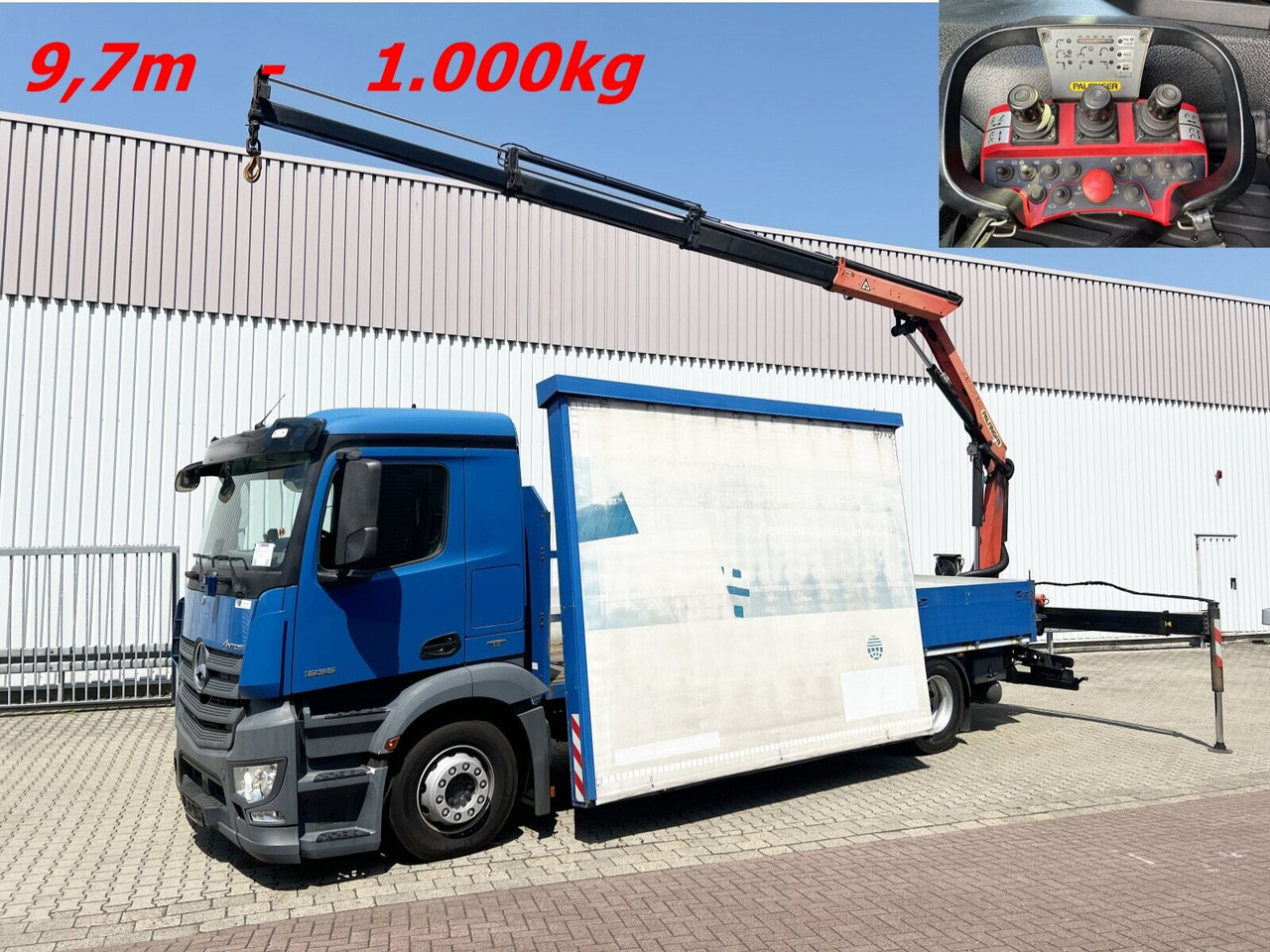 Mercedes-Benz Antos 1836 L 4x2 Antos 1836 L 4x2, Glastransporter, Heckkran Palfinger Pk 12002-EH, Funk - Darus autó: 1 kép. Mercedes-Benz Antos 1836 L 4x2 Antos 1836 L 4x2, Glastransporter, Heckkran Palfinger Pk 12002-EH, Funk - Darus autó: 1 kép.