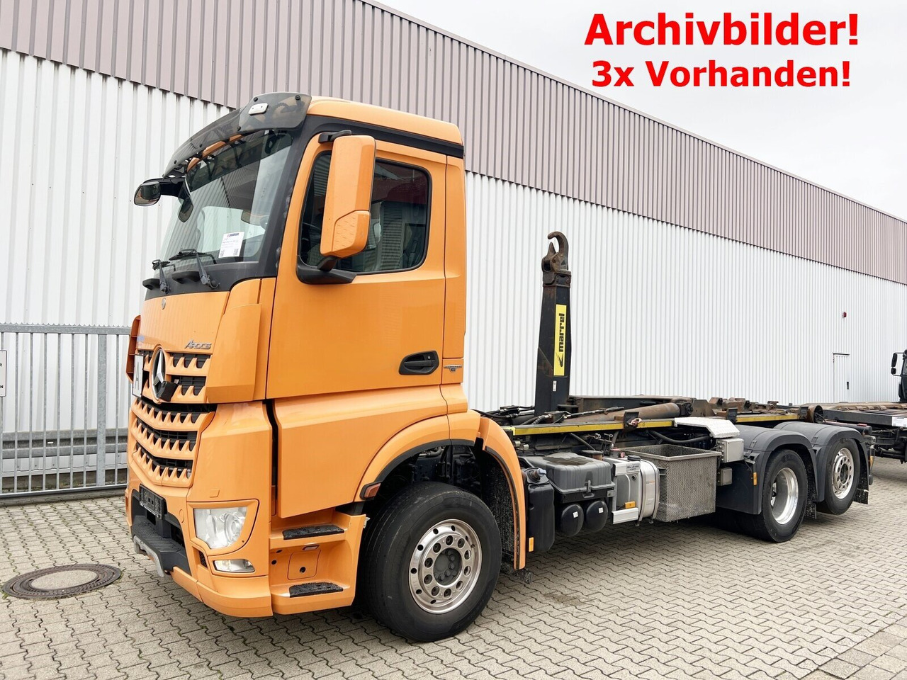 Mercedes-Benz Arocs 2552 L 6x2 Arocs 2552 L 6x2, Lenk-/Liftachse - Horgos rakodó teherautó: 1 kép. Mercedes-Benz Arocs 2552 L 6x2 Arocs 2552 L 6x2, Lenk-/Liftachse - Horgos rakodó teherautó: 1 kép.