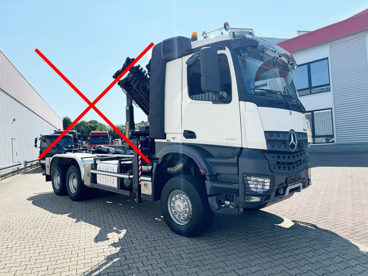 Horgos rakodó teherautó Mercedes-Benz Arocs 3351 AK 6x6 Arocs 3351 AK 6x6, Retarder, Navi, Grounder: 9 kép.