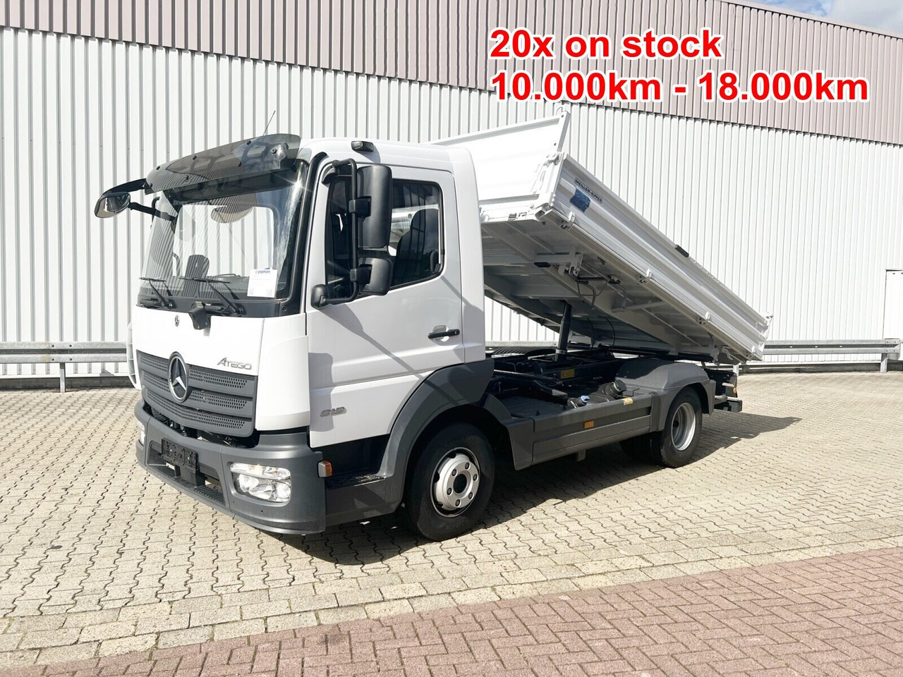 Mercedes-Benz Atego 818/23 K 4x2 Atego 818/23 4x2, 2x AHK, Meiller-Kipper, mehrfach Vorhanden! - Alvaz teherautó: 1 kép. Mercedes-Benz Atego 818/23 K 4x2 Atego 818/23 4x2, 2x AHK, Meiller-Kipper, mehrfach Vorhanden! - Alvaz teherautó: 1 kép.