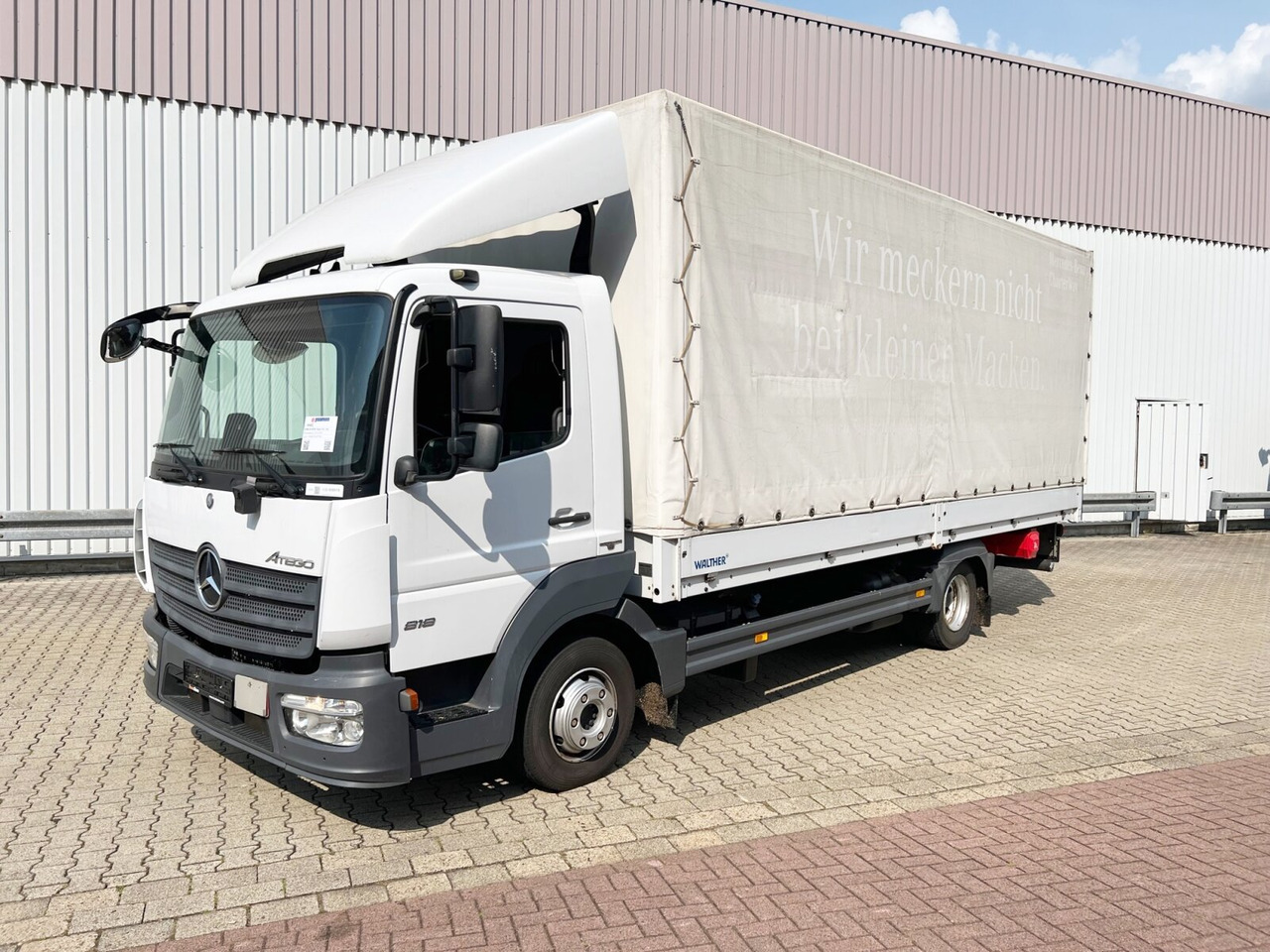 Mercedes-Benz Atego 818 L 4x2 Atego 818 L 4x2 mit Sörensen LBW - Ponyvás teherautó: 1 kép. Mercedes-Benz Atego 818 L 4x2 Atego 818 L 4x2 mit Sörensen LBW - Ponyvás teherautó: 1 kép.