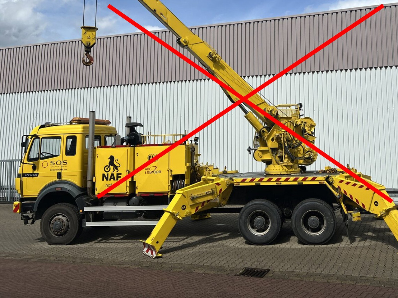 Alvaz teherautó Mercedes-Benz SK II 2638/44 A 6x6 SK II 2638/44 A 6x6, V8, Retarder: 7 kép.