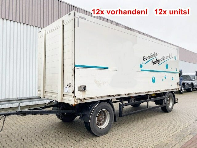 Orten PRASQ 18 Getränkeanhänger PRASQ 18 Getränkeanhänger, Stapleraufnahme, 12x VORHANDEN! - Pótkocsi dobozos: 1 kép. Orten PRASQ 18 Getränkeanhänger PRASQ 18 Getränkeanhänger, Stapleraufnahme, 12x VORHANDEN! - Pótkocsi dobozos: 1 kép.