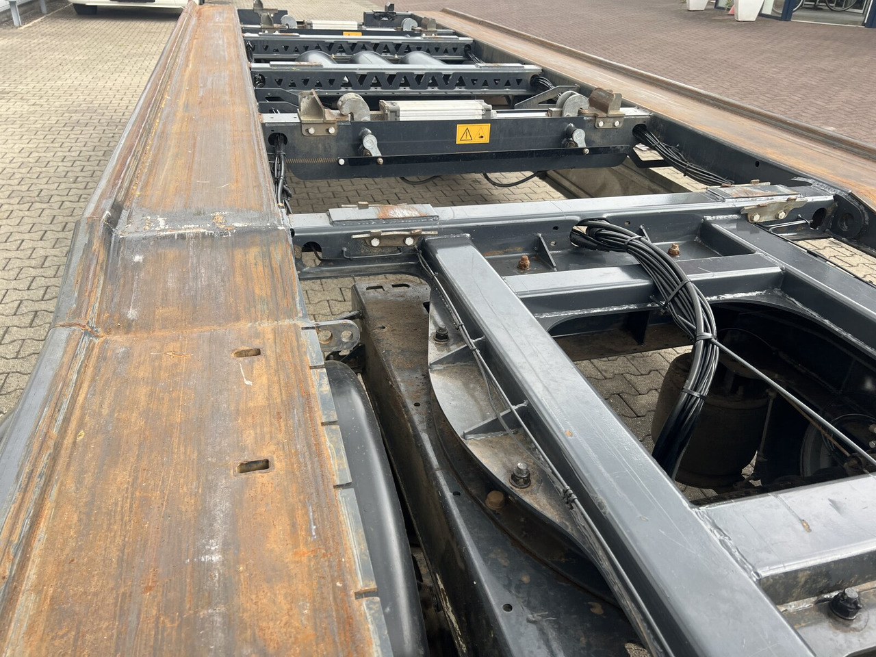 Multiliftes/ Konténerszállító pótkocsi PS2P70B PS2P70B Abrollanhänger bis 7,25 m Behälter: 15 kép.