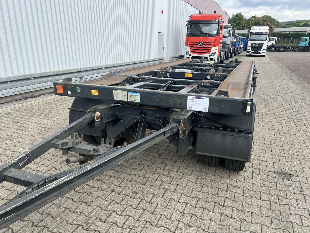 Multiliftes/ Konténerszállító pótkocsi PS2P70B PS2P70B Abrollanhänger bis 7,25 m Behälter: 8 kép.
