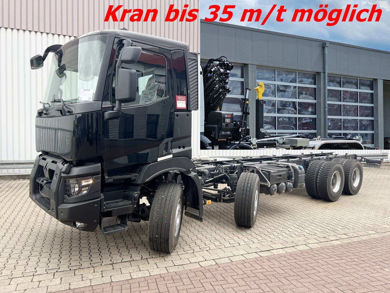 Renault C 480 8x4 C 480 8x4, Kran 15-35m/t - Horgos rakodó teherautó, Darus autó: 1 kép. Renault C 480 8x4 C 480 8x4, Kran 15-35m/t - Horgos rakodó teherautó, Darus autó: 1 kép.