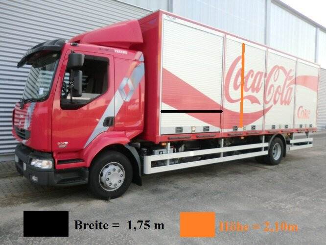 Renault Midlum 220 DXi 4x2 Midlum 220 DXi 4x2Getränkekoffer TÜV:2019 - Dobozos felépítményű teherautó: 3 kép. Renault Midlum 220 DXi 4x2 Midlum 220 DXi 4x2Getränkekoffer TÜV:2019 - Dobozos felépítményű teherautó: 3 kép.