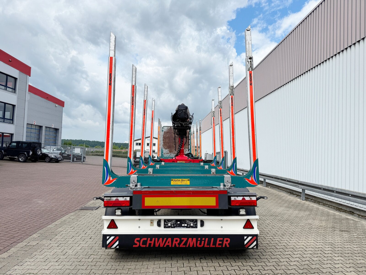 Schwarzmüller 2-Achs Holzanhänger 2-Achs Holzanhänger - Rönkszállító pótkocsi: 5 kép. Schwarzmüller 2-Achs Holzanhänger 2-Achs Holzanhänger - Rönkszállító pótkocsi: 5 kép.