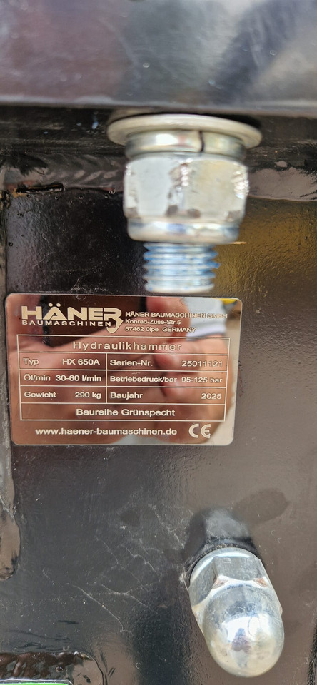 Häner HX650A - Hidraulikus törőfej - Kotrógép: 3 kép. Häner HX650A - Hidraulikus törőfej - Kotrógép: 3 kép.