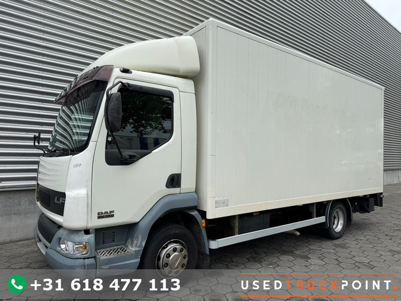DAF LF 45.150 / Manual / Euro 3 / Tail Lift / TUV: 2-2026 / NL truck - Dobozos felépítményű teherautó: 1 kép. DAF LF 45.150 / Manual / Euro 3 / Tail Lift / TUV: 2-2026 / NL truck - Dobozos felépítményű teherautó: 1 kép.