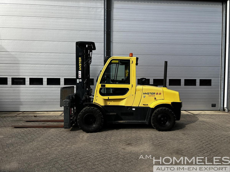 Hyster H8.0FT9 - Dízel targonca: 3 kép. Hyster H8.0FT9 - Dízel targonca: 3 kép.