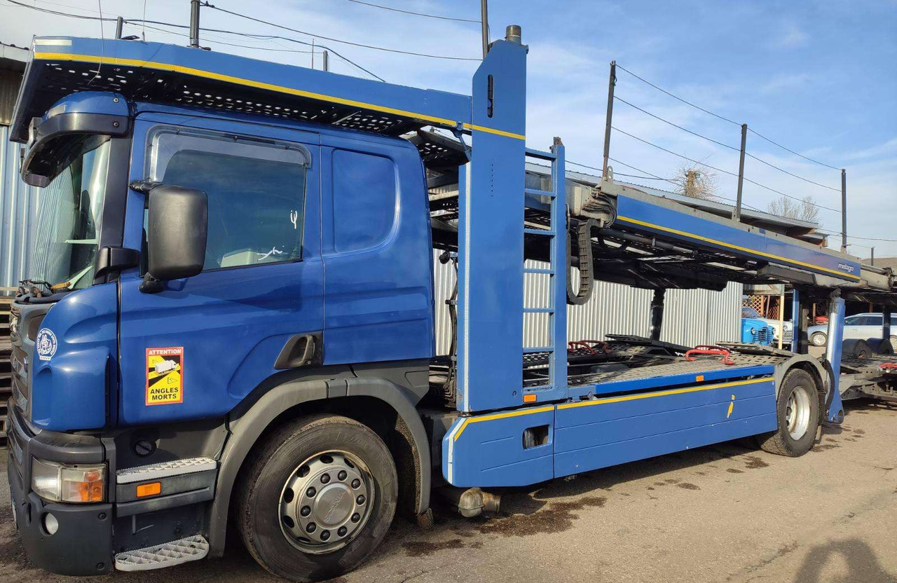 Scania P 380 LB - Autószállító teherautó: 2 kép. Scania P 380 LB - Autószállító teherautó: 2 kép.