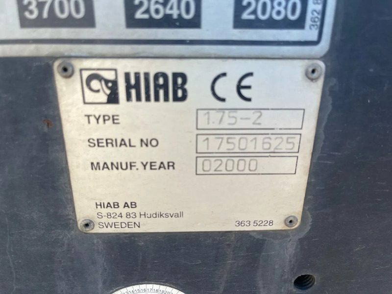 Kaiser HIAB 175, REMOTE control, retractable - Platós félpótkocsi: 5 kép. Kaiser HIAB 175, REMOTE control, retractable - Platós félpótkocsi: 5 kép.