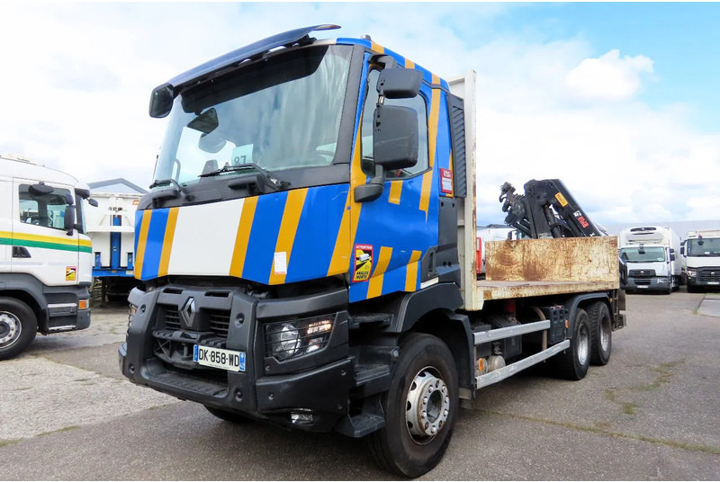 Renault C430 Year 2018 X HIDUO 188 HIAB CRANE, RETARDER, NAVI - Darus autó: 2 kép. Renault C430 Year 2018 X HIDUO 188 HIAB CRANE, RETARDER, NAVI - Darus autó: 2 kép.