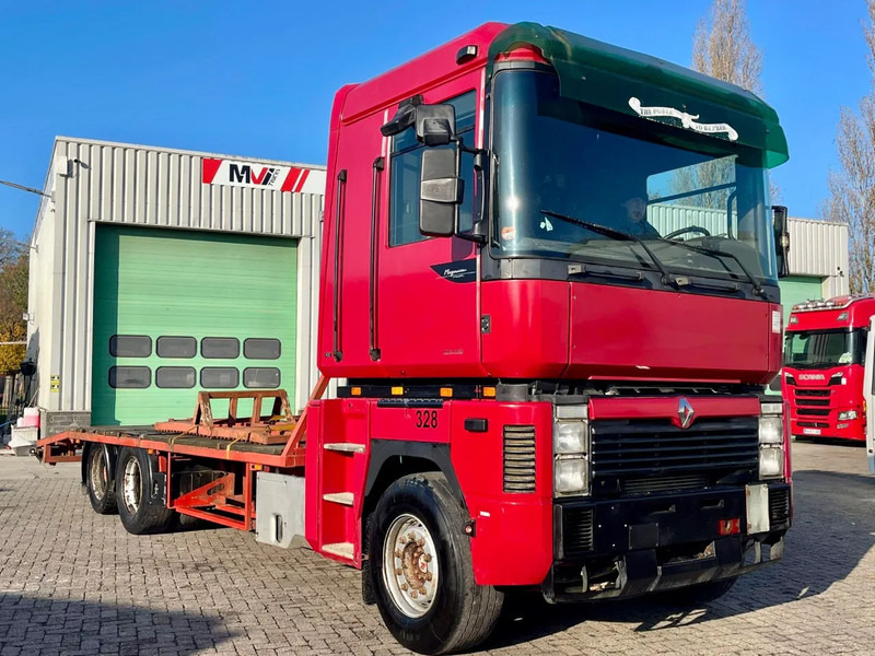 Renault Magnum 430 6x2, Manuel, MACK, TELMA, En excellent état ! - Autószállító teherautó: 1 kép. Renault Magnum 430 6x2, Manuel, MACK, TELMA, En excellent état ! - Autószállító teherautó: 1 kép.
