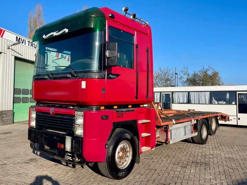 Renault Magnum 430 6x2, Manuel, MACK, TELMA, En excellent état ! - Autószállító teherautó: 2 kép. Renault Magnum 430 6x2, Manuel, MACK, TELMA, En excellent état ! - Autószállító teherautó: 2 kép.