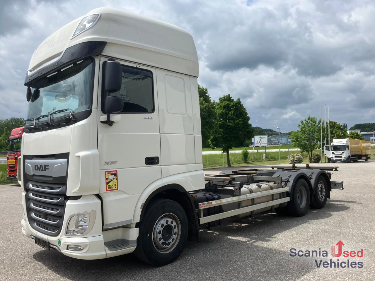 DAF XF 480 6x2 SSC Intarder ! - Cserefelépítményes teherautó: 1 kép. DAF XF 480 6x2 SSC Intarder ! - Cserefelépítményes teherautó: 1 kép.