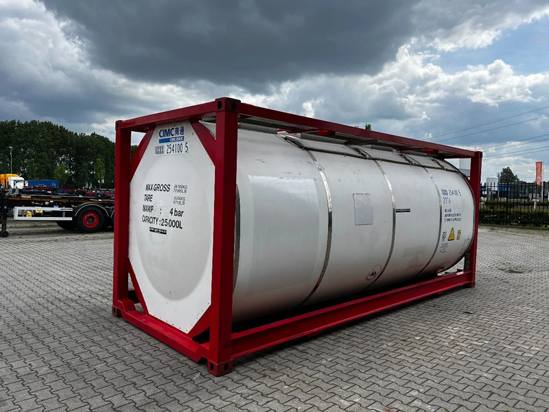 CIMC 20FT ISO, 25.010L/1-COMP/3 BAFFELS/4 shutters, ADR valid until 01/2027 - Tároló tartály: 4 kép. CIMC 20FT ISO, 25.010L/1-COMP/3 BAFFELS/4 shutters, ADR valid until 01/2027 - Tároló tartály: 4 kép.