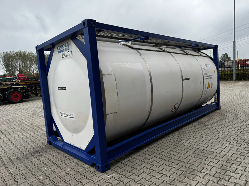 CIMC 20FT ISO, 25.050L / 1-COMP / 3 BAFFELS / T11 / 4 manholes / ADR valid until 04/2027 - Tároló tartály: 4 kép. CIMC 20FT ISO, 25.050L / 1-COMP / 3 BAFFELS / T11 / 4 manholes / ADR valid until 04/2027 - Tároló tartály: 4 kép.